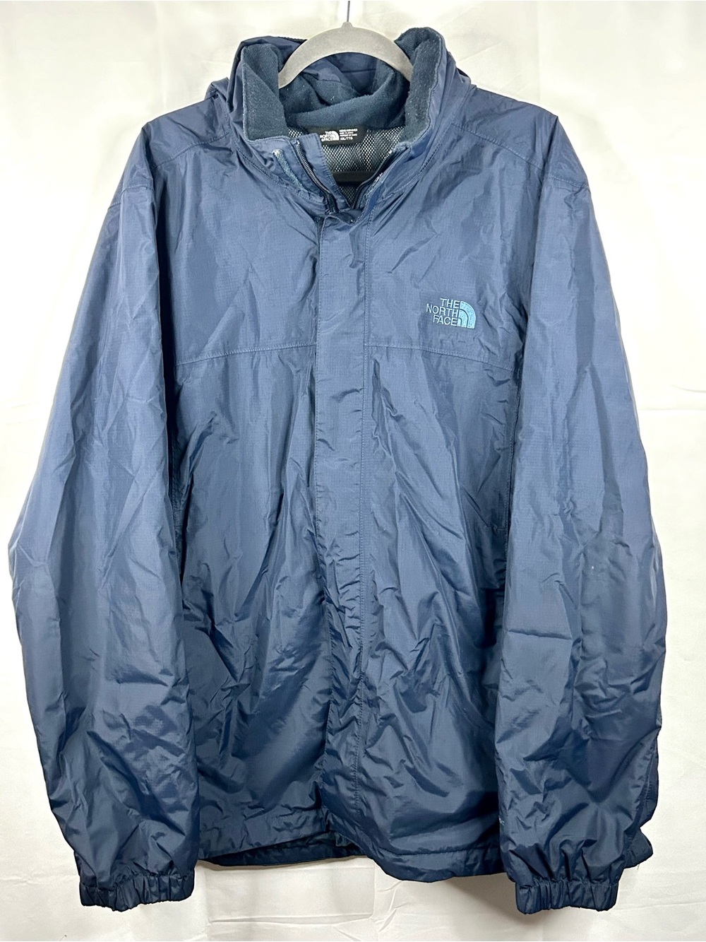 The North Face Men’s Resolve 2 Rain Jacket Size XXL DryVent Hooded Blue